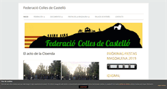 Desktop Screenshot of federaciodecolles.org